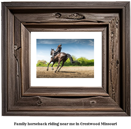 family horseback riding near me in Crestwood, Missouri